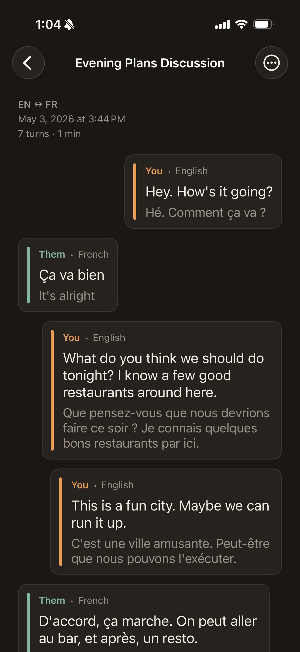 metcha language picker showing on-device and premium translation options.